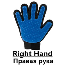 Load image into Gallery viewer, Pet Dog Cat Grooming Cleaning Brush Gloves Effective Deshedding Back Massage Rabbit Animal Bathing Hair Removal Gloves Dog Comb