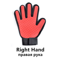 Load image into Gallery viewer, Pet Dog Cat Grooming Cleaning Brush Gloves Effective Deshedding Back Massage Rabbit Animal Bathing Hair Removal Gloves Dog Comb