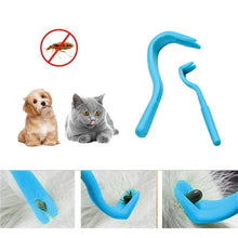 Load image into Gallery viewer, 2PCS Pets Tick Removal Tool Dual Teeth Tick Twistered Cats Dogs Cleaning Supplies Mites Twist Hook Remover Hook Pet Supplies
