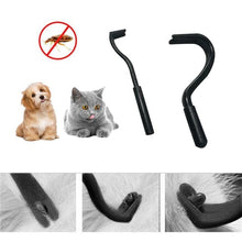 Load image into Gallery viewer, 2PCS Pets Tick Removal Tool Dual Teeth Tick Twistered Cats Dogs Cleaning Supplies Mites Twist Hook Remover Hook Pet Supplies
