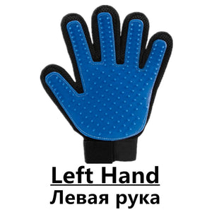 Pet Dog Cat Grooming Cleaning Brush Gloves Effective Deshedding Back Massage Rabbit Animal Bathing Hair Removal Gloves Dog Comb