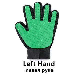 Pet Dog Cat Grooming Cleaning Brush Gloves Effective Deshedding Back Massage Rabbit Animal Bathing Hair Removal Gloves Dog Comb